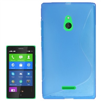 S-Line silikonikuori - Nokia XL (sininen)