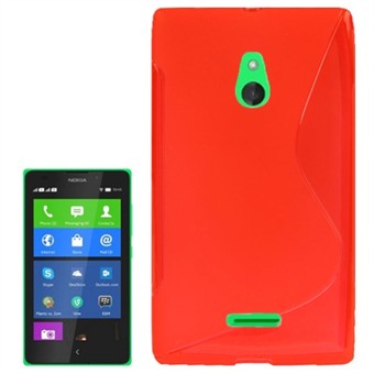 S-Line silikonikuori - Nokia XL (punainen)