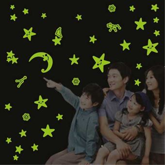 Valavat tähdet ja kuu huoneeseen