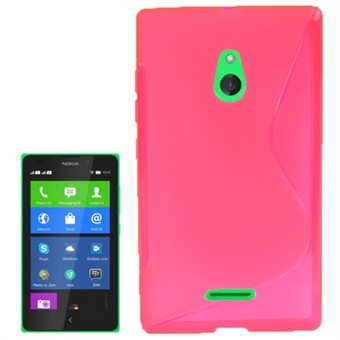 S-Line silikonikuori - Nokia XL (pinkki)