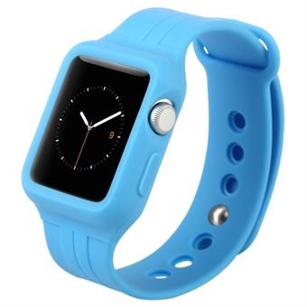 Baseus TPU / silikoni-ranneke Apple Watch Sport 38 mm - sininen