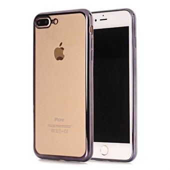 Shiny sivukansi iPhone 7 Plus / iPhone 8 Plus -puhelimelle - kromi