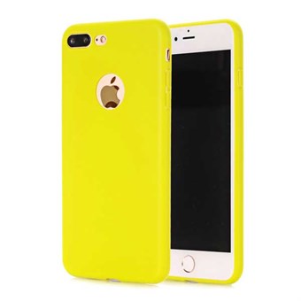 Ohut suojakuori iPhone 7 Plus / iPhone 8 Plus -puhelimelle - keltainen