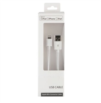 Lightning-kaapeli 1 m USB-dataliitin - Essentialsilta