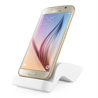 Telakointiasema Samsung Galaxy S6:lle - valkoinen