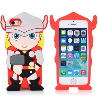 3D silikoni Thor Cover - iPhone 5 / iPhone 5S / iPhone SE 2013