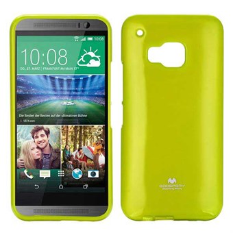 Mercury yksinkertainen HTC M9 silikonikuori vihreä