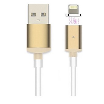 Magneettinen Lightning-USB-kaapeli iPhonelle - kultaa