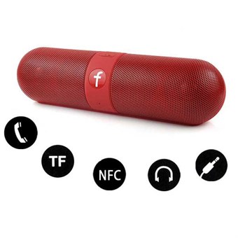 Fivestar F808 Bluetooth-kaiutin - punainen