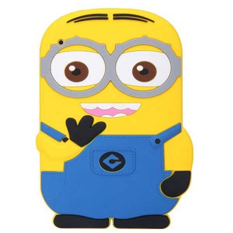 3D iPad Mini 1/2/3 Minion silikonikuori (vauvansininen)