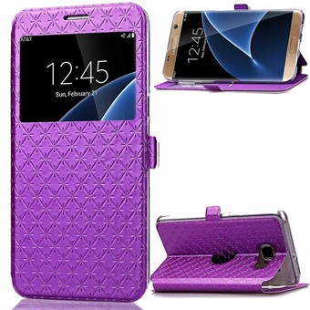 Smart läppäkotelo Galaxy S7 Edge, violetti