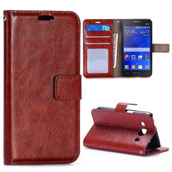 Yksinkertainen ACE 4 -nahkakotelo - ruskea