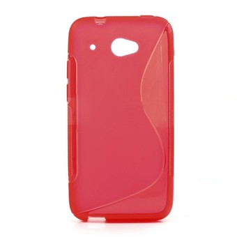 S-Line silikonikuori - HTC 601 Zara (punainen)
