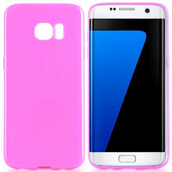 Klassinen silikonikuori Galaxy S7 (ruusunpunainen)