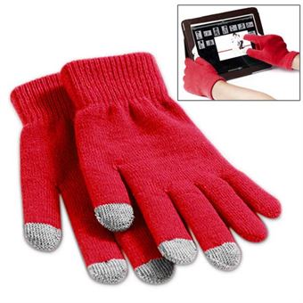 3 Finger Touch Glove - punainen