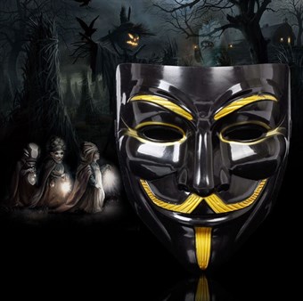 V for Vendetta Mask Black – (erikoisversio)