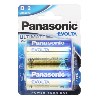 Panasonic Evolta D -akut - 2 kpl