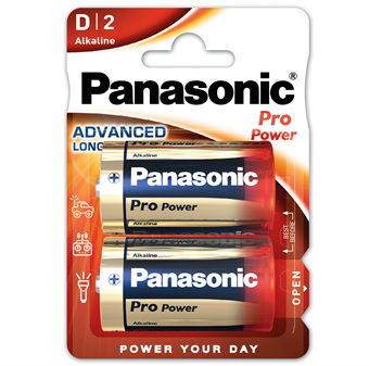 Panasonic Pro Power Alkaline D -akut - 2 kpl