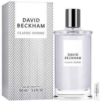 David Beckham Classic Homme - Eau de Toilette - Tuoksunäyte - 2 ml