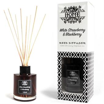 LuXury Reed Diffuser - Tuoksutikkuja - White Strawberry & Blackberry - 120 ml