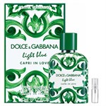 Dolce & Gabbana Light Blue Capri In Love Pour Homme Travel Retail Exclusive - Eau de Parfum - Tuoksunäyte - 2 ml
