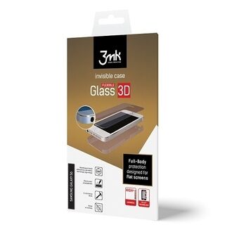 3MK FlexibleGlass 3D iPhone 5 / 5S / SE -hybridilasi + kalvo