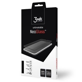 3MK NeoGlass iPhone X/Xs, musta musta