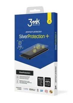 3MK Silver Protect+ iPhone 12 Mini 5,4" on kosteuskäyttöön asennettava antimikrobinen kalvo.