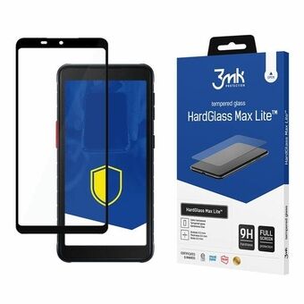 3MK HardGlass Max Lite -suojaava lasikalvo Sam G525 Xcover 5 -puhelimelle, väriltään musta