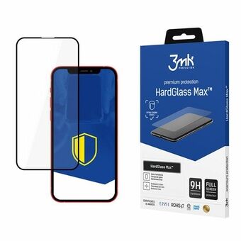 3MK HardGlass Max iPhone 13 Mini musta, FullScreen-lasi