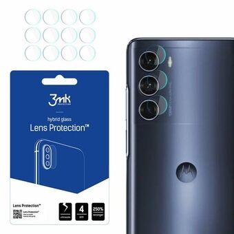 3MK Lens Protect Motorola Moto G200 5G kameran linssisuoja 4 kpl.