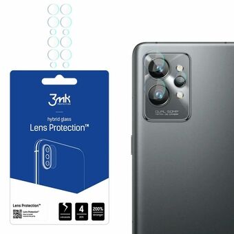 3MK Linssisuoja Realme GT 2 Pro:lle, linssisuojaus kameran objektiiveille, 4 kpl.