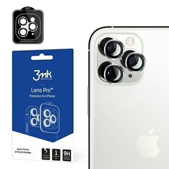 3MK Lens Protection Pro iPhone 11 Pro /11 Pro Max on objektiivin suojaus kehyksen kanssa 1 kpl.