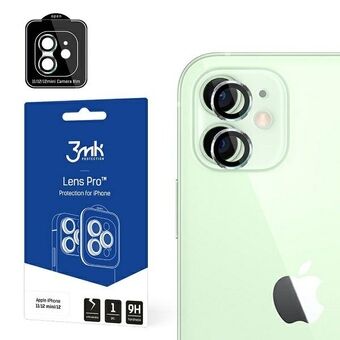 3MK Lens Protection Pro iPhone 11 /12/12 Mini on objektiivin suojaus järjestelmä kattoraamilla 1 kpl.