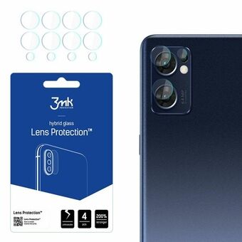 3MK Lens Protect Oppo Find X5 Lite Kameran linssisuoja 4 kpl