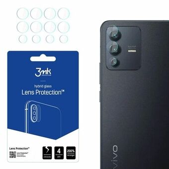 3MK Lens Protect Vivo V23 5G on 4 kappaleen objektiivisuoja.