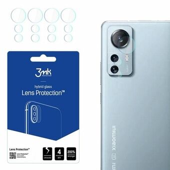 3MK Lens Protect Xiaomi 12 Lite, Kameran linssin suoja 4 kpl