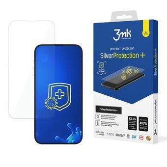 3MK Silver Protect+ iPhone 14 Plus / 14 Pro Max 6,7" Antimikrobinen kalvolaite, asennetaan märkänä.