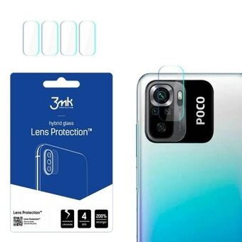 3MK Lens Protect Xiaomi POCO M5s Kameran linssisuoja 4 kpl