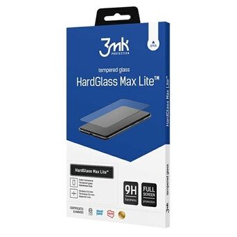 3MK HardGlass Max Lite Xiaomi Redmi 11 Prime musta / musta koko näytön lasi