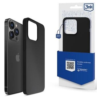3MK silikonikuori iPhone 13 Pro 6,1" musta/musta