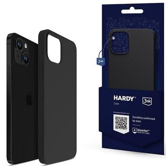 3MK Hardy Case iPhone 13 / 14 / 15 6.1" musta/keskiyönmusta MagSafe