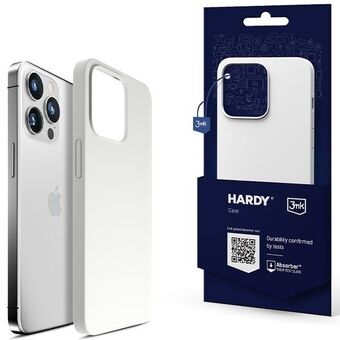 3MK Hardy-kotelo iPhone 14 Pro 6,1" valkoinen MagSafella