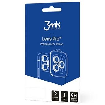 3MK Lens Protection Pro Sam A14/A34 5G A346 musta/musta, Kameran linssisuoja asennuskehyksellä 1 kpl.