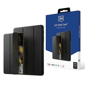 3MK:n pehmeä tablettikotelo Samsung Tab A9+ -mallille, 12 tuumaa, musta