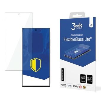 3MK FlexibleGlass Lite on hybridi-lasi, joka sopii Sam S24 Ultra S928:lle.
