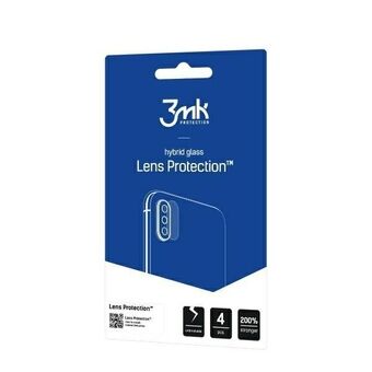 3MK Lens Protect Sam A15 5G tarkoittaa objektiivin suojaa kameraan. Siinä tulee neljä kappaletta.