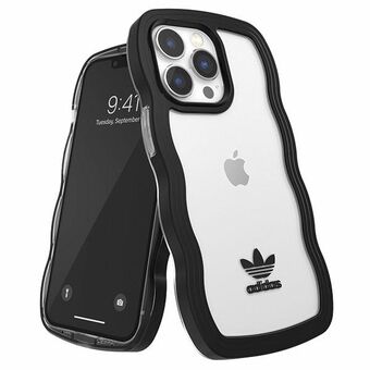 Adidas TAI Wavy Case iPhone 13 Pro /13 6,1" musta-läpinäkyvä/musta-läpinäkyvä 51900