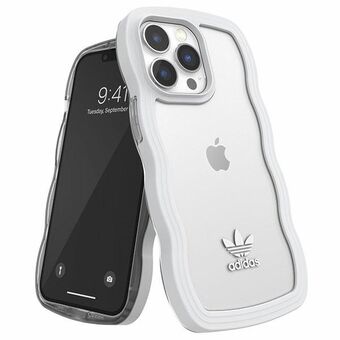 Adidas TAI Wavy Case iPhone 13 Pro /13 6.1" valkoinen-läpinäkyvä/valko-läpinäkyvä 51903