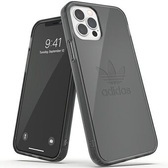 Adidas TAI Suojaava iPhone 12/12 Pro Kirkas Cover musta läpinäkyvä/savunmusta 42385